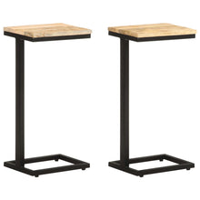 Bijzettafels 31,5X24,5X64,5 Cm Ruw mangohout