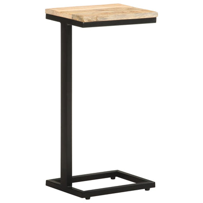 Bijzettafels 31,5X24,5X64,5 Cm Ruw mangohout