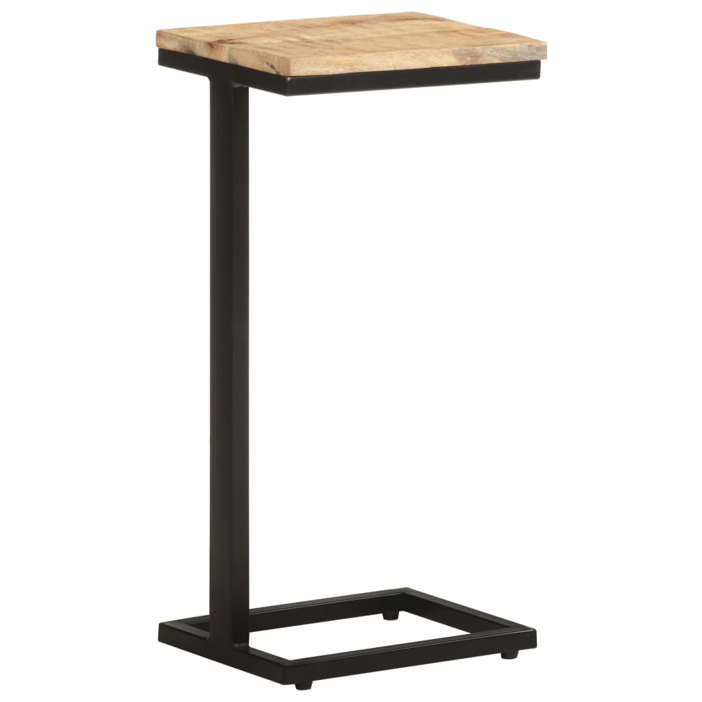 Bijzettafels 31,5X24,5X64,5 Cm Ruw mangohout