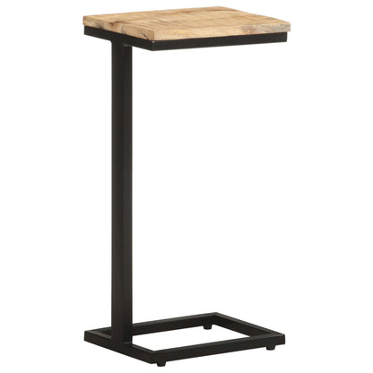 Bijzettafels 31,5X24,5X64,5 Cm Ruw mangohout
