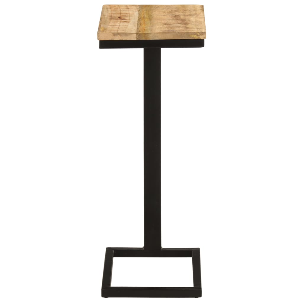 Bijzettafels 31,5X24,5X64,5 Cm Ruw mangohout