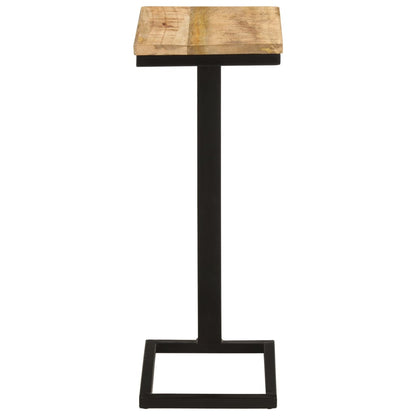 Bijzettafels 31,5X24,5X64,5 Cm Ruw mangohout