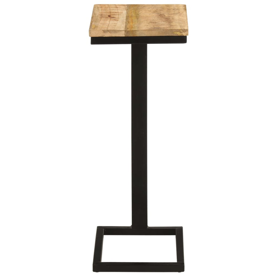 Bijzettafels 31,5X24,5X64,5 Cm Ruw mangohout