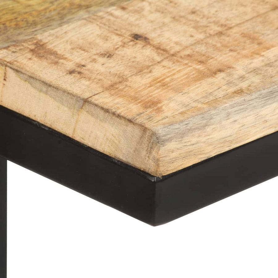 Bijzettafels 31,5X24,5X64,5 Cm Ruw mangohout