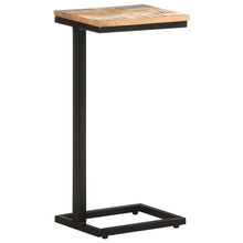 Bijzettafels 2 st 31,5x24,5x64,5 cm massief gerecycled hout