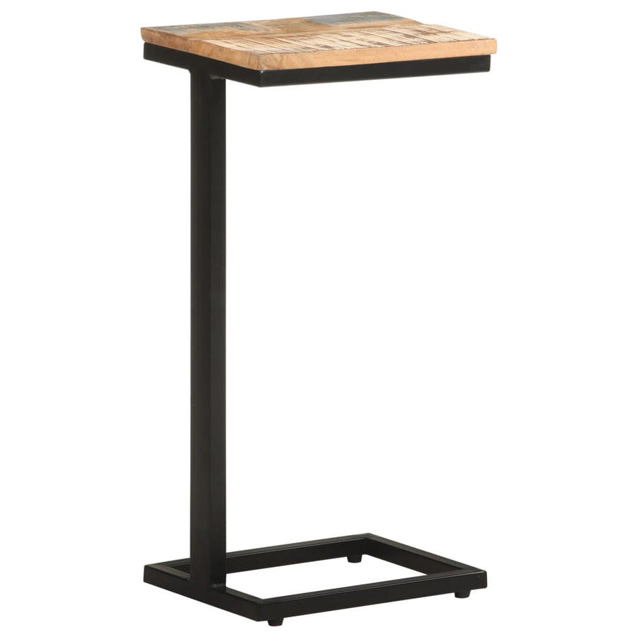 Bijzettafels 2 st 31,5x24,5x64,5 cm massief gerecycled hout