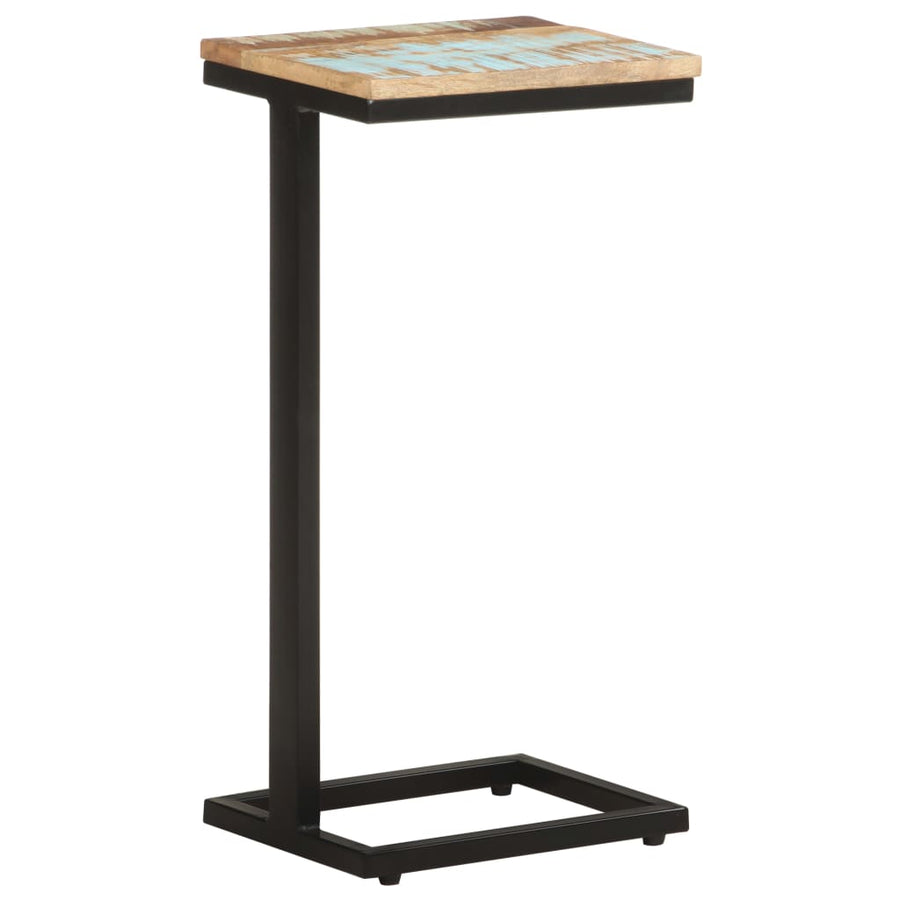 Bijzettafels 2 st 31,5x24,5x64,5 cm massief gerecycled hout