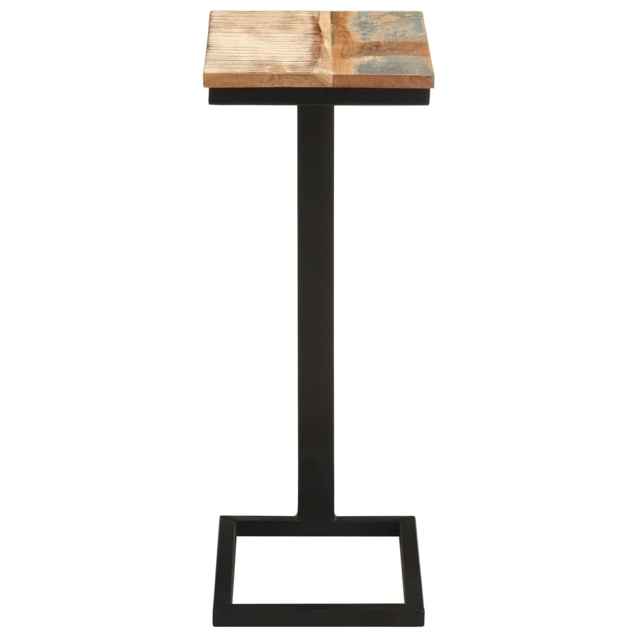 Bijzettafels 2 st 31,5x24,5x64,5 cm massief gerecycled hout