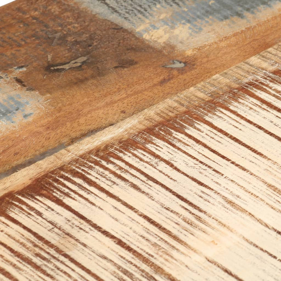 Bijzettafels 2 st 31,5x24,5x64,5 cm massief gerecycled hout