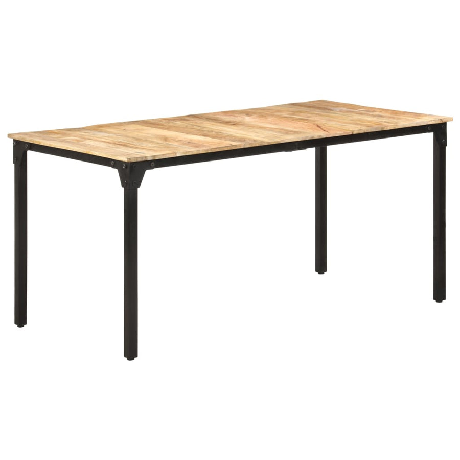 Eettafel Ruw Mangohout 160 x 80 x 76 cm