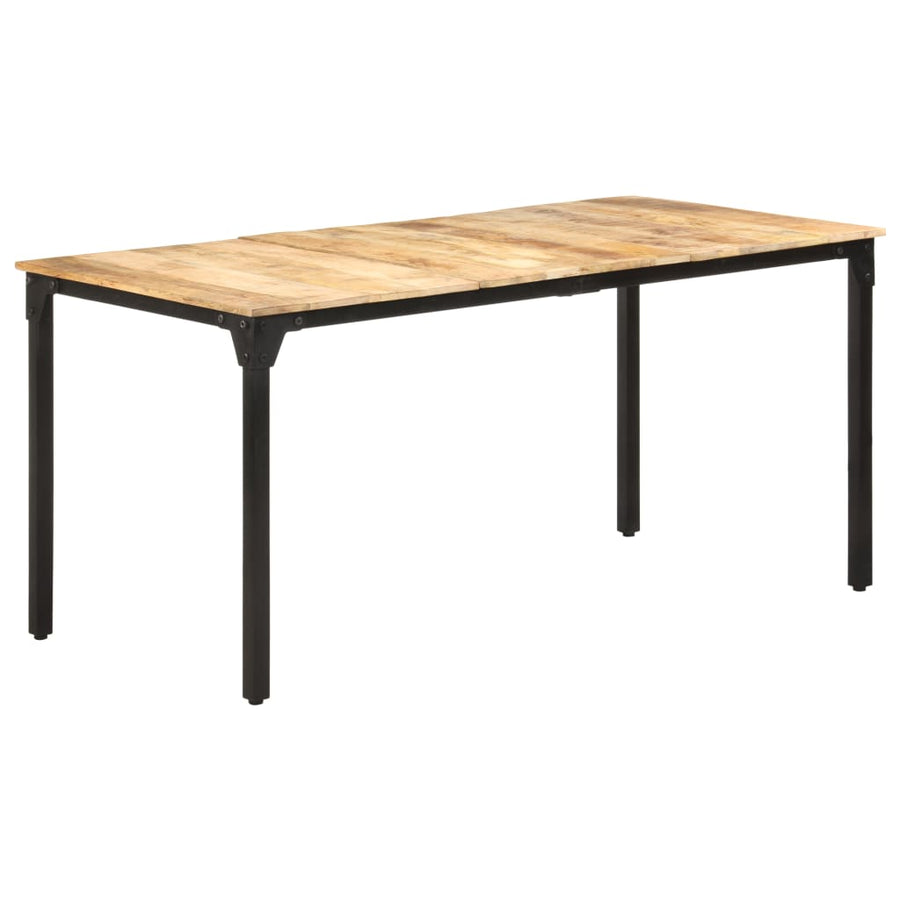 Eettafel Ruw Mangohout 160 x 80 x 76 cm