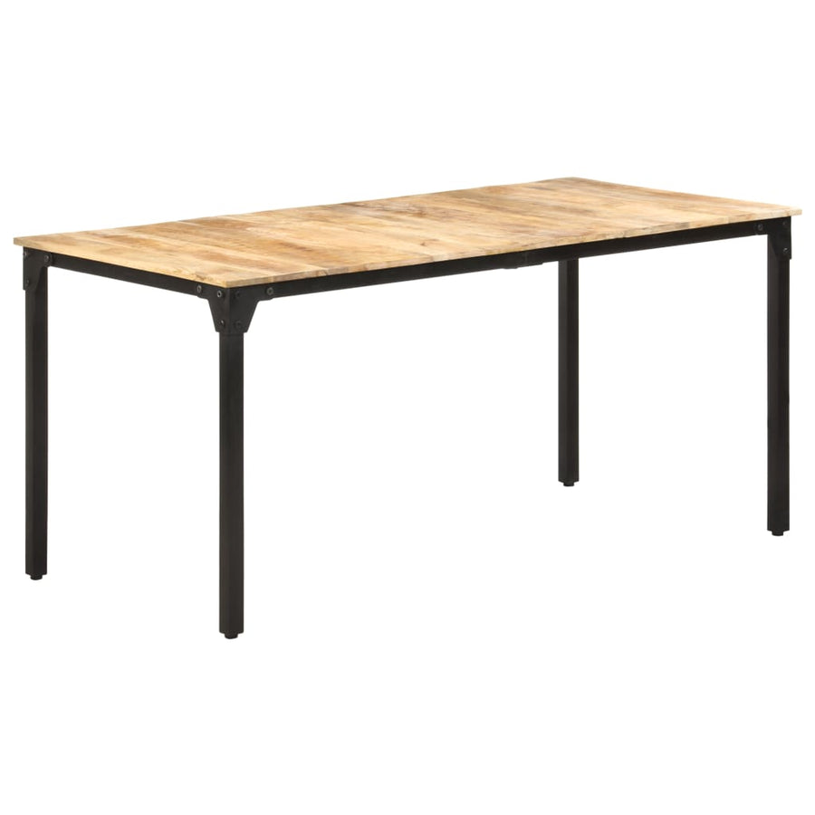 Eettafel Ruw Mangohout 160 x 80 x 76 cm