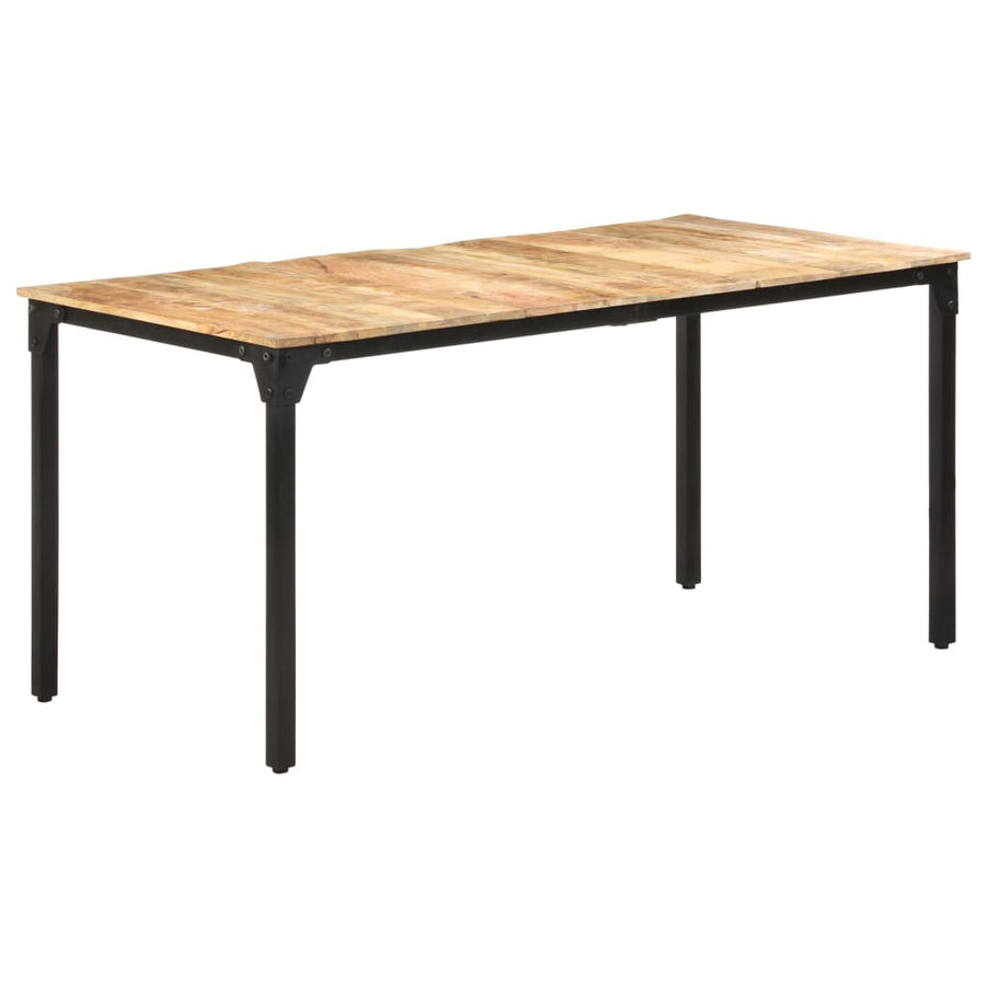 Eettafel Ruw Mangohout 160 x 80 x 76 cm