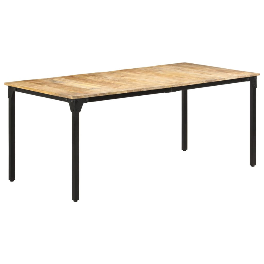 Eettafel 180X90X76 Cm Ruw Mangohout