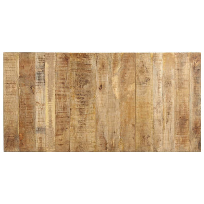 Eettafel 180x90x76 cm ruw mangohout