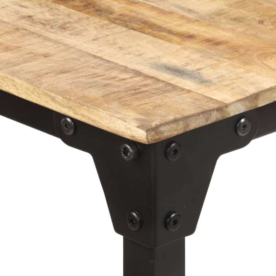 Eettafel 180X90X76 Cm Ruw Mangohout