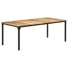 Eettafel mangohout 200x100x76 cm