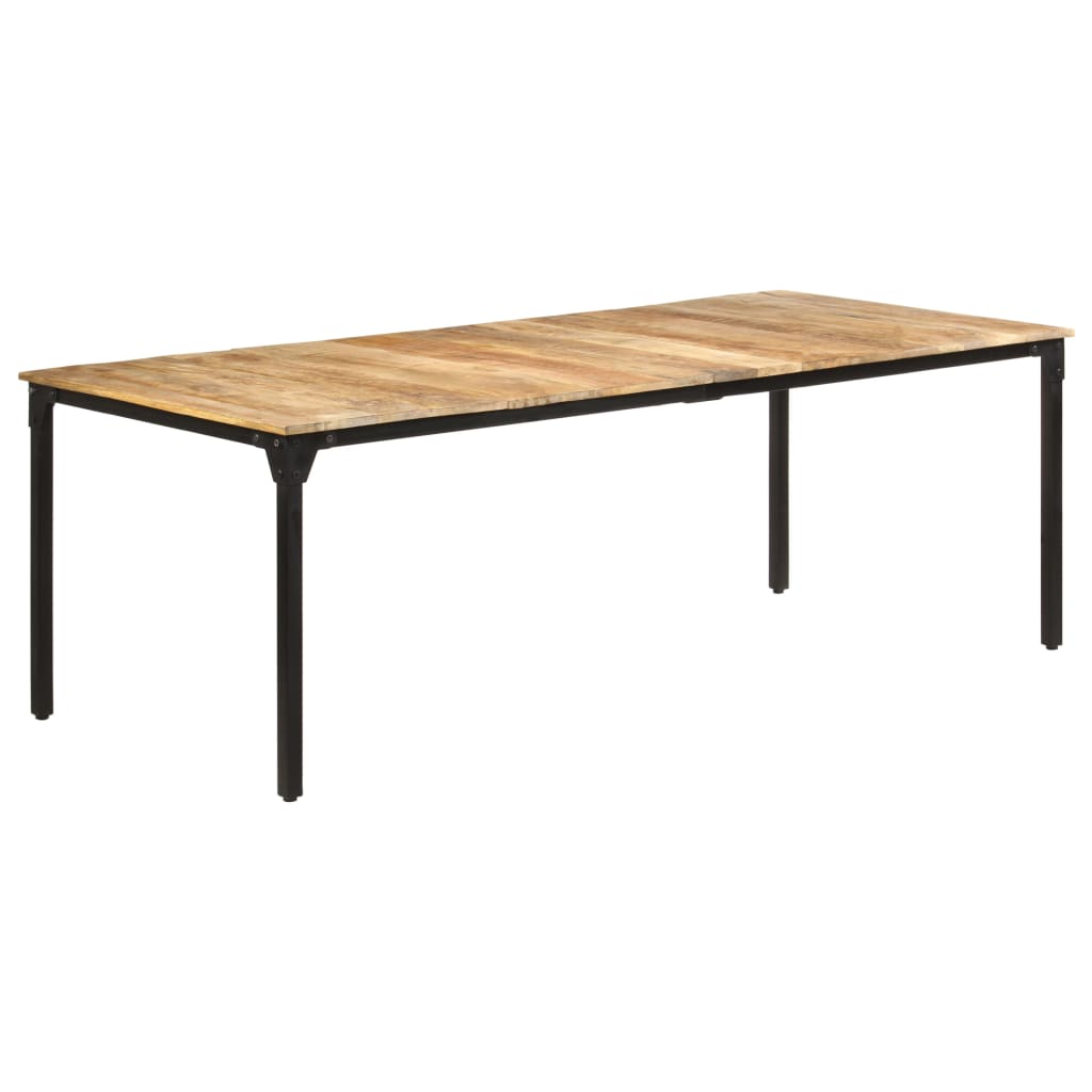 Eettafel 180X90X76 Cm Ruw Mangohout