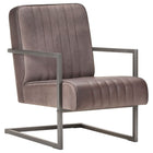 Fauteuil Echt Leer Verweerd Bruin distressed brown