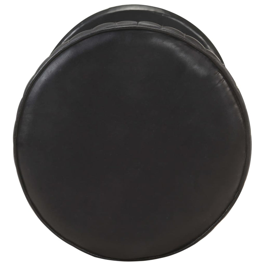 Barkruk Echt Leer Zwart light black