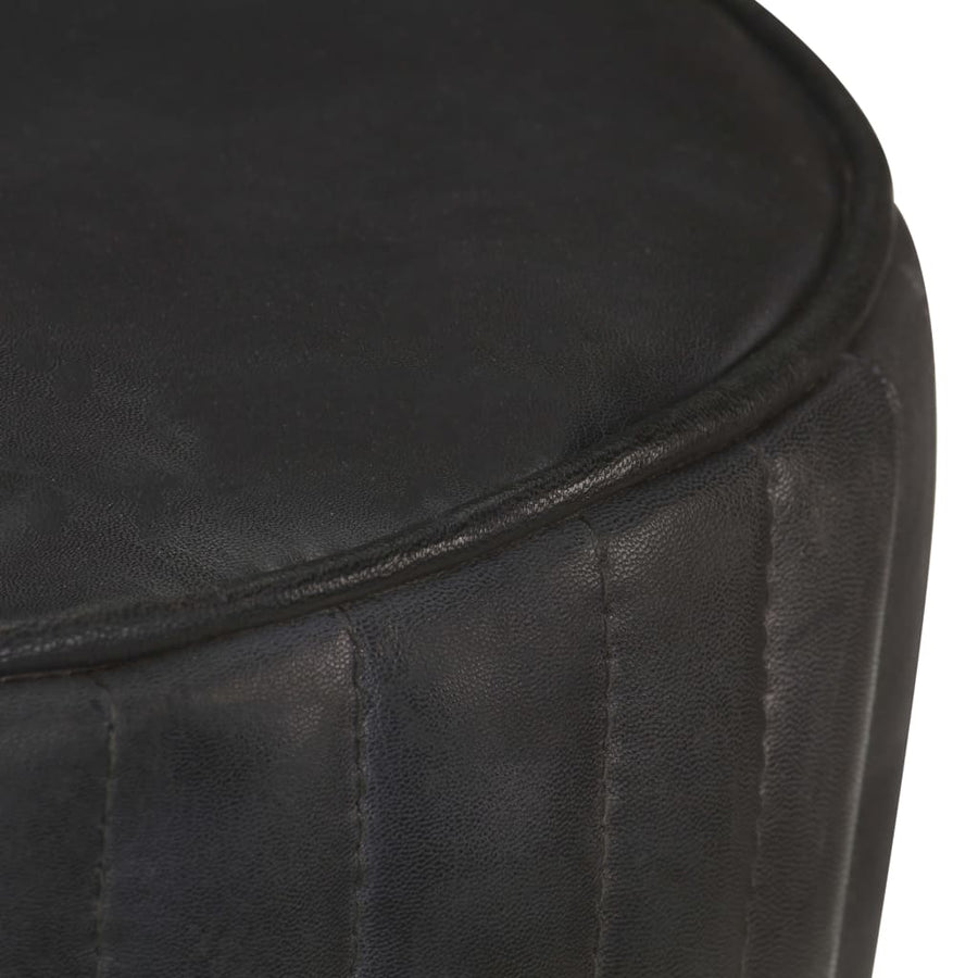 Barkruk Echt Leer Zwart light black