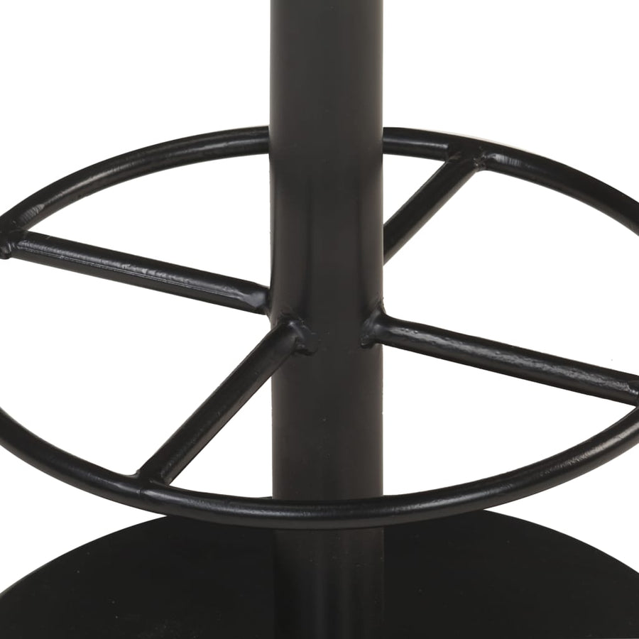 Barkruk Echt Leer Zwart light black