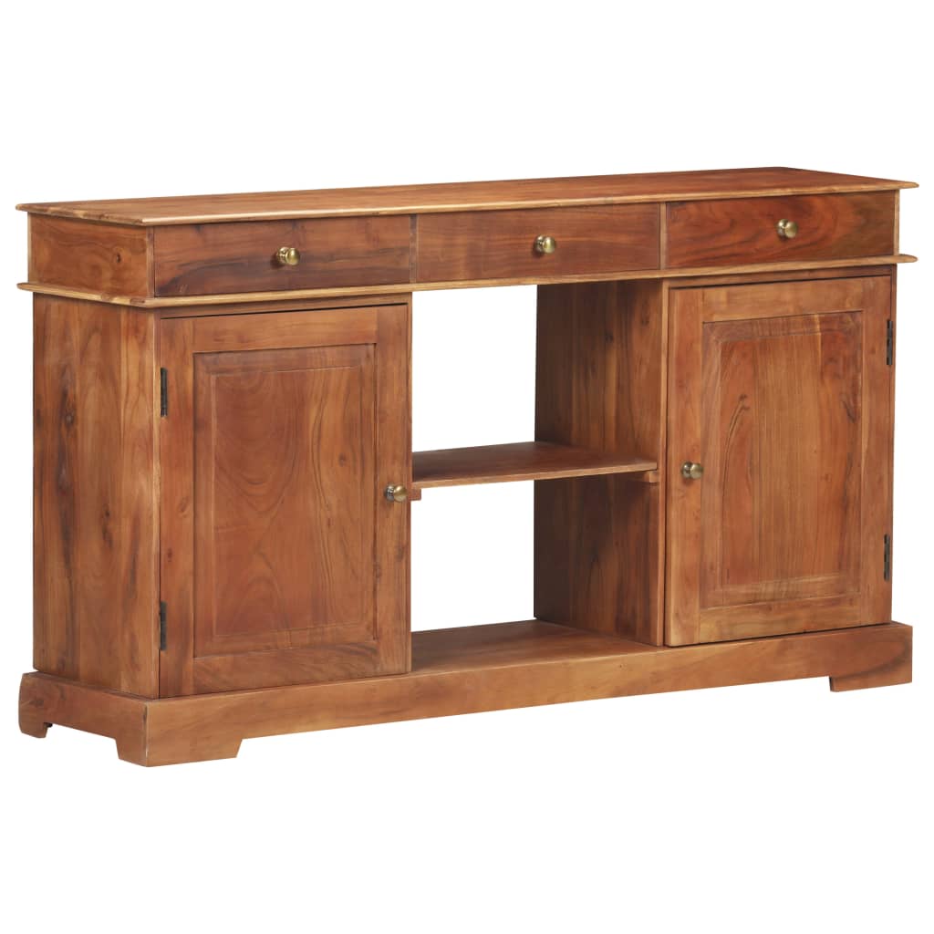 Dressoir 135X35X75 Cm Massief Acaciahout