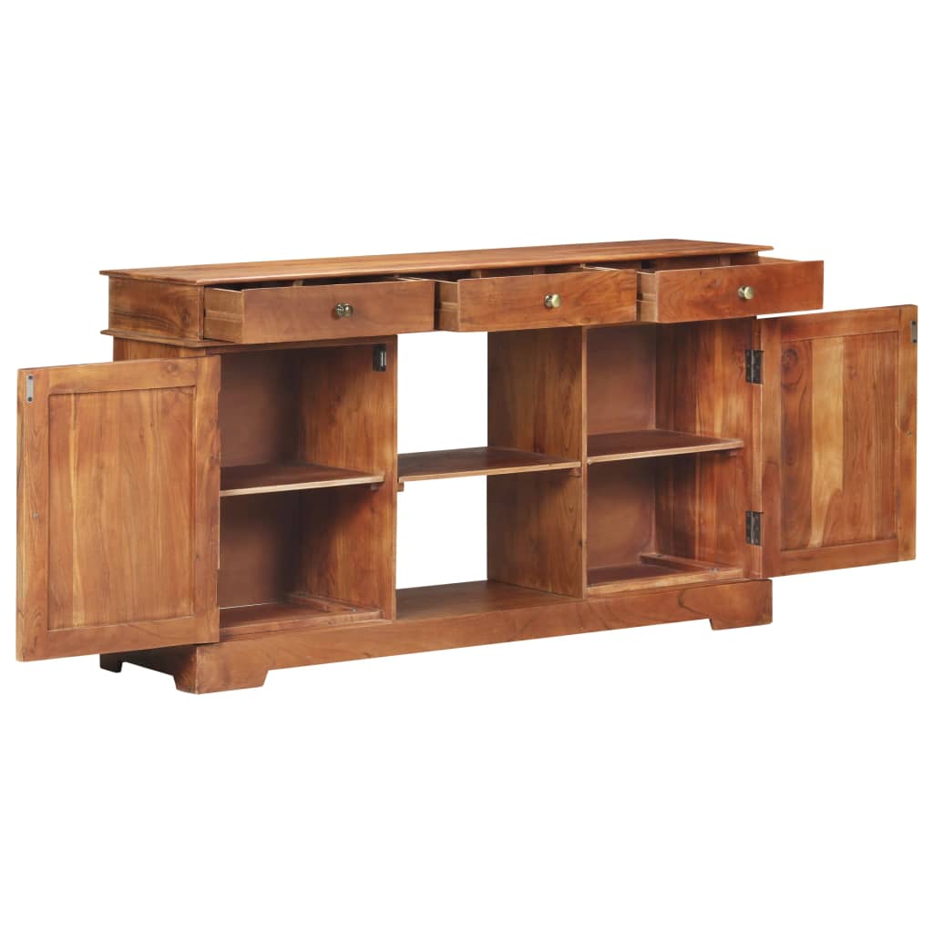 Dressoir 135X35X75 Cm Massief Acaciahout