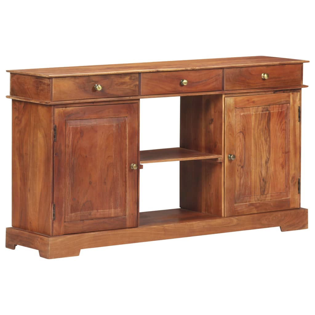 Dressoir 135X35X75 Cm Massief Acaciahout
