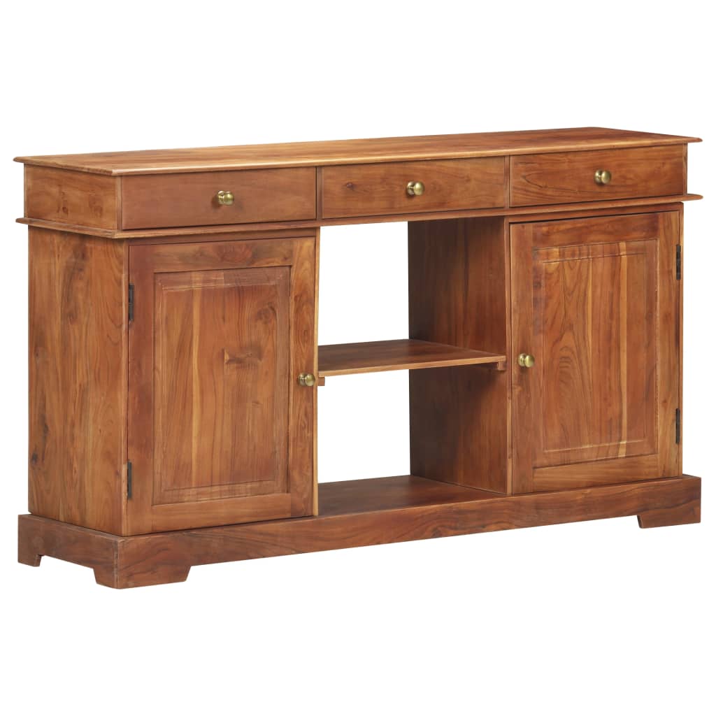 Dressoir 135X35X75 Cm Massief Acaciahout