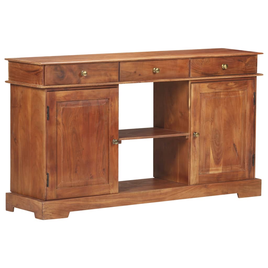 Dressoir 135X35X75 Cm Massief Acaciahout