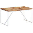 Dining Table Solid Acacia Wood and Mango Wood 140 x 70 x 76 cm
