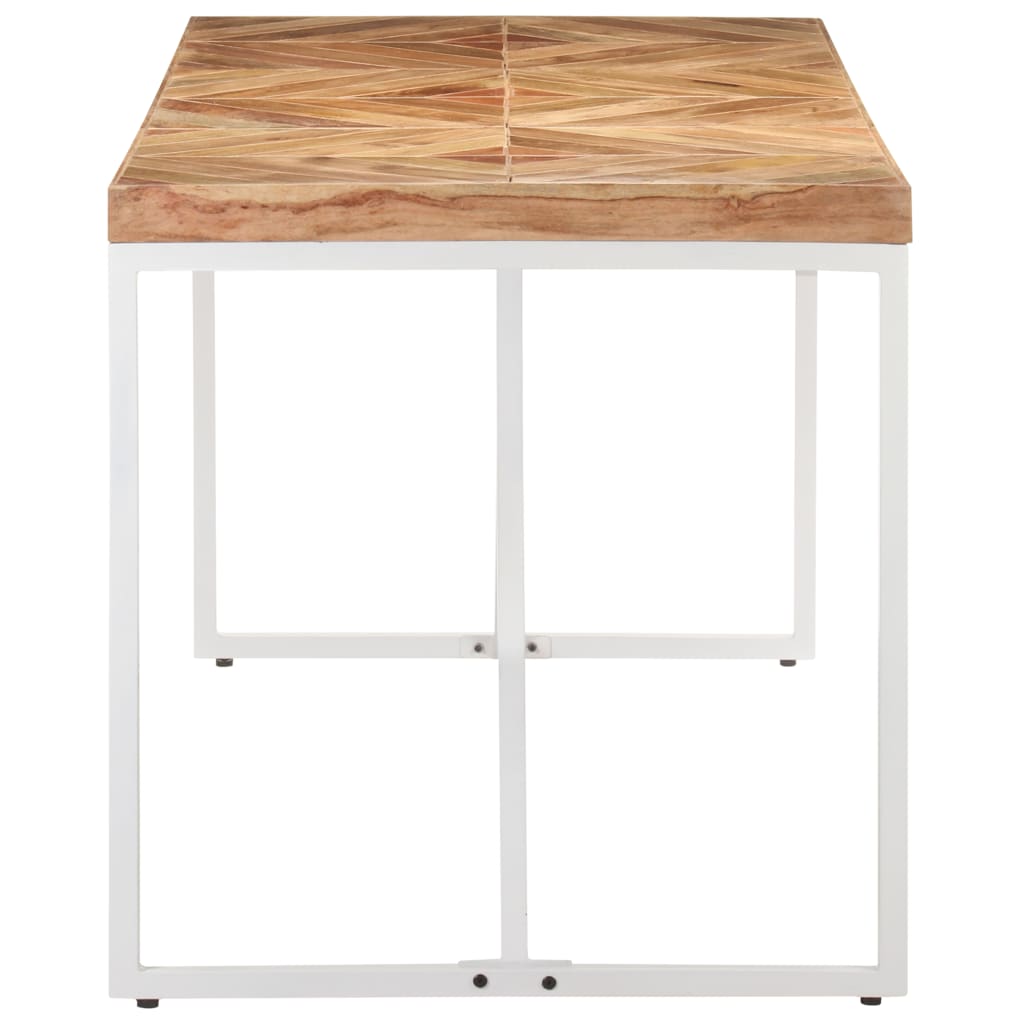 Eettafel Massief Acaciahout En Mangohout 140 x 70 x 76 cm