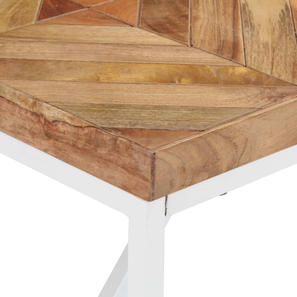 Eettafel Massief Acaciahout En Mangohout 140 x 70 x 76 cm