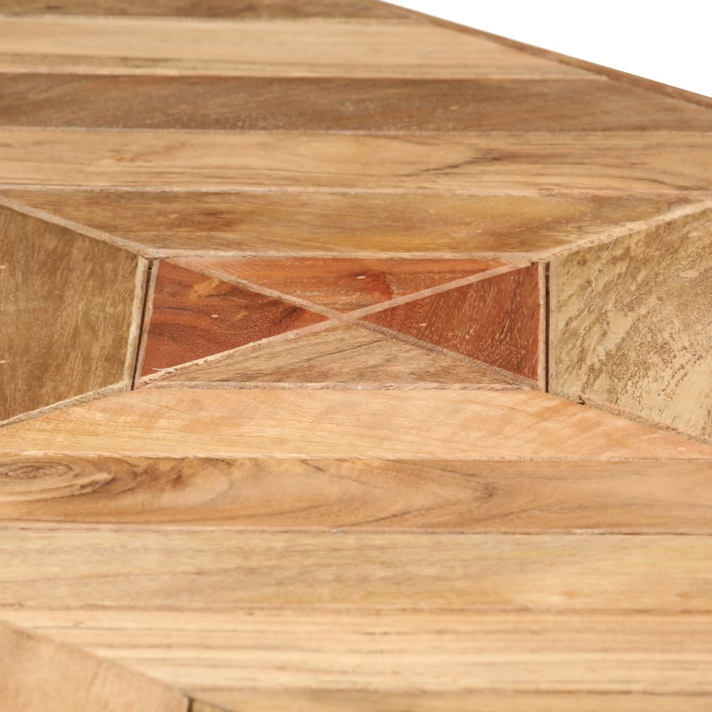 Eettafel Massief Acaciahout En Mangohout 140 x 70 x 76 cm