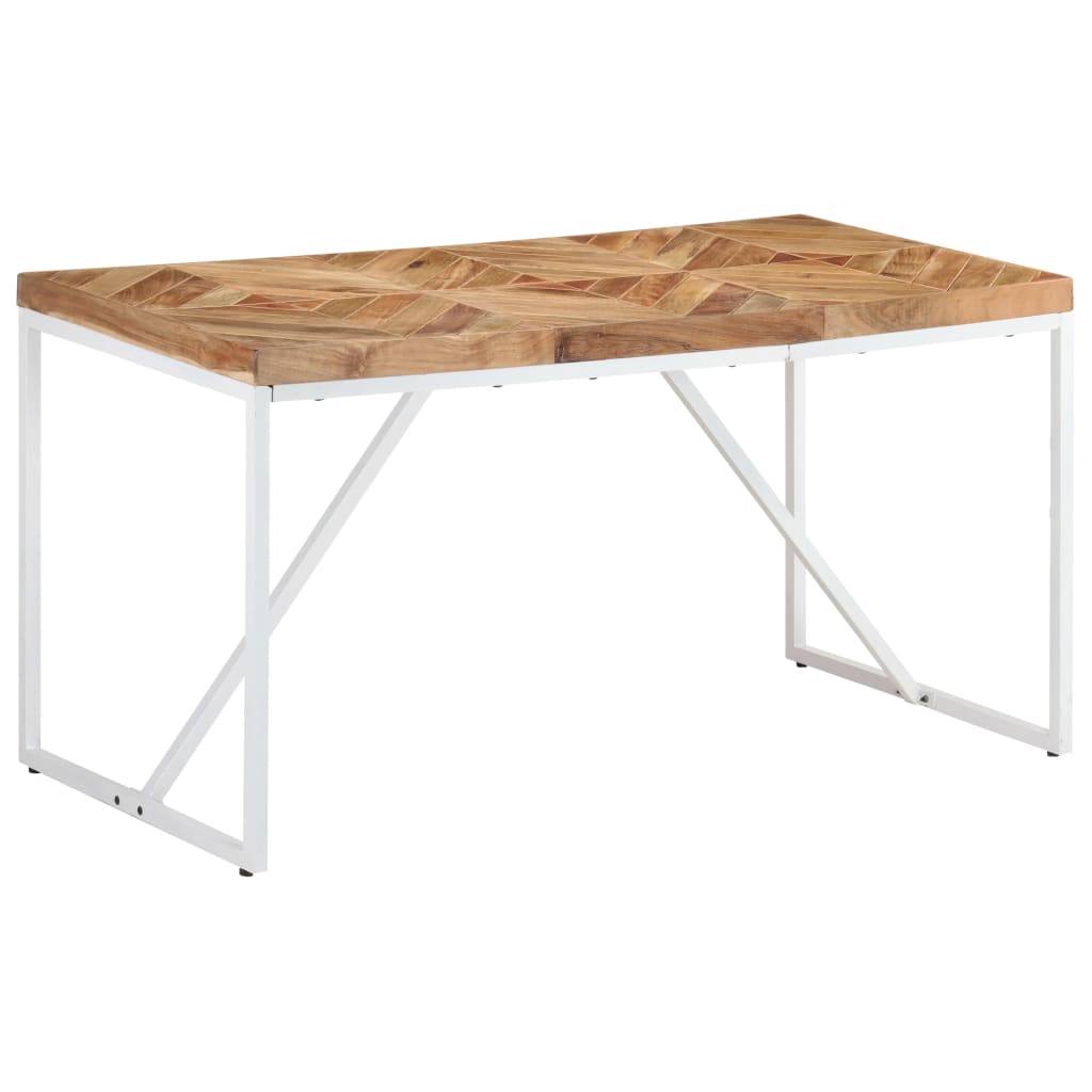 Eettafel Massief Acaciahout En Mangohout 140 x 70 x 76 cm