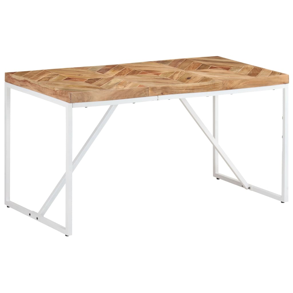 Eettafel Massief Acaciahout En Mangohout 140 x 70 x 76 cm