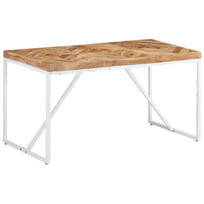 Eettafel Massief Acaciahout En Mangohout 140 x 70 x 76 cm