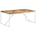 Eettafel 180x90x76 cm massief acacia mangohout