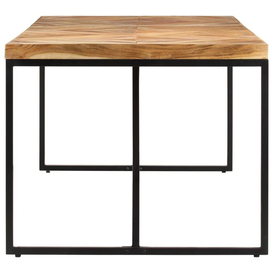 Eettafel 180x90x76 cm massief acaciahout en mangohout