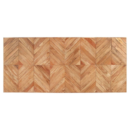 Eettafel 200X90X76 Cm Massief Acaciahout En Mangohout 200 x 90 x 76 cm Zwart