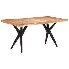 Eettafel 160 x 80 x 76 cm Massief acaciahout