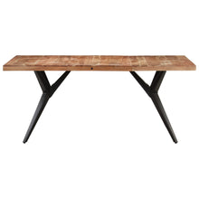 Eettafel 160 x 80 x 76 cm Massief acaciahout