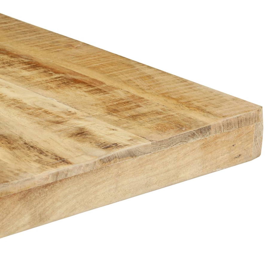 Eettafel 160x80x76 cm ruw mangohout