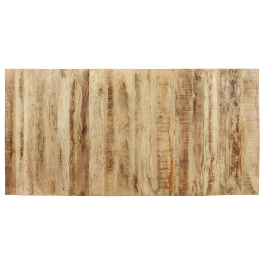 Eettafel 160x80x76 cm ruw mangohout