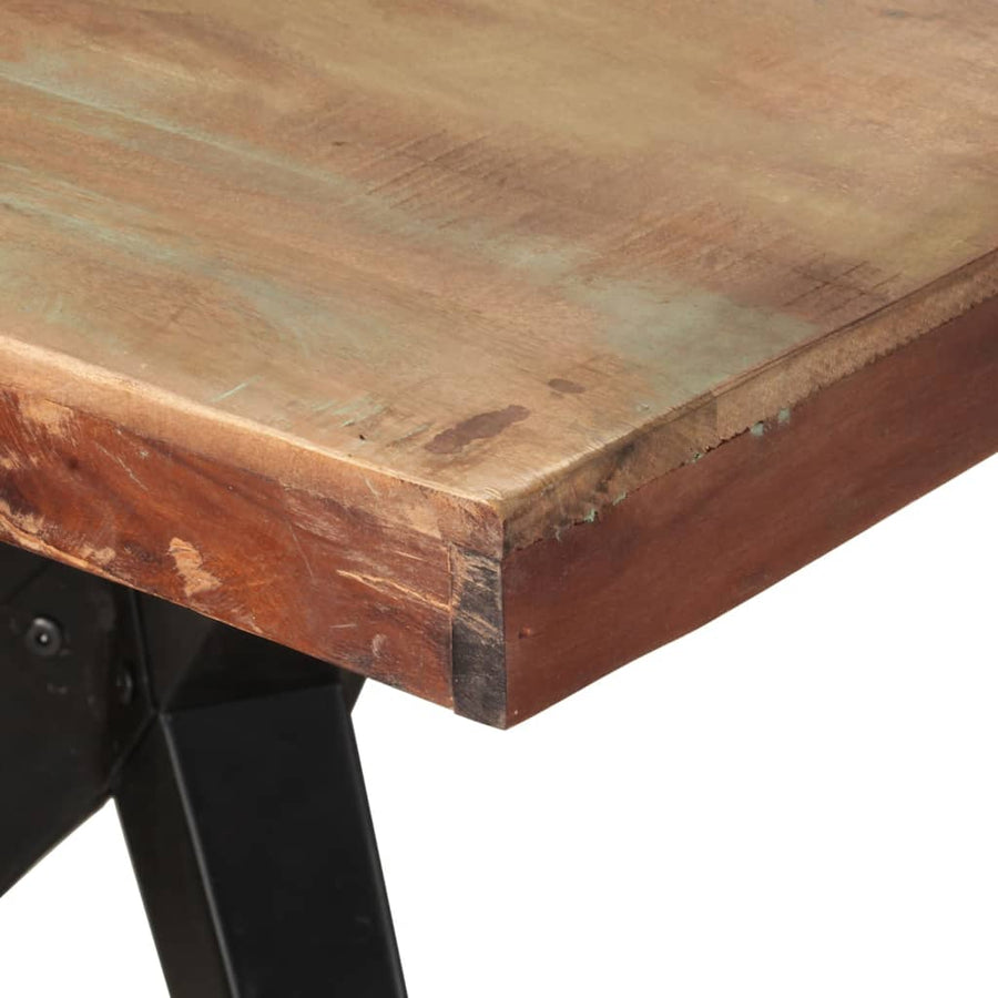 Eettafel 200x90x76 cm massief gerecycled hout 200 x 90 x 76 cm massief gerecycled hout