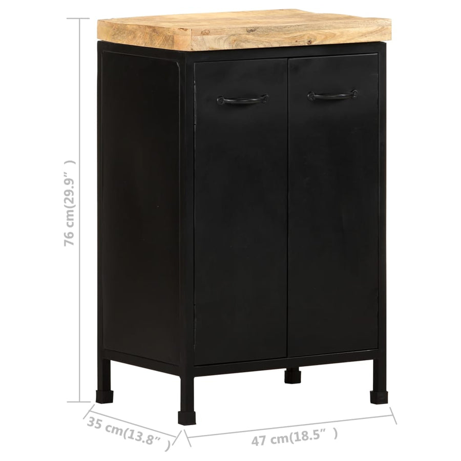 Dressoir 47X35X76 Cm Ruw Mangohout