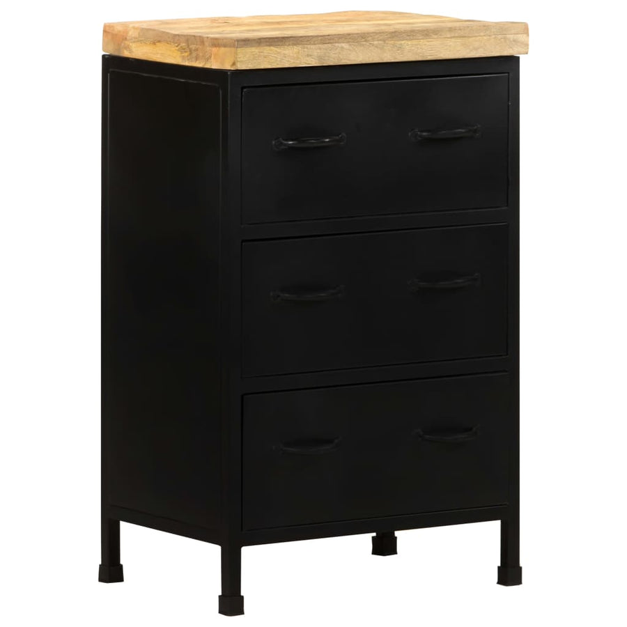 Dressoir 47x35x76 cm ruw mangohout