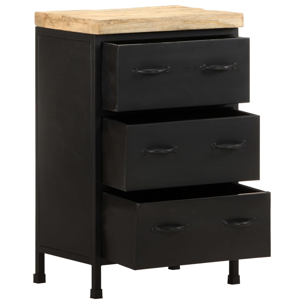 Dressoir 47x35x76 cm ruw mangohout