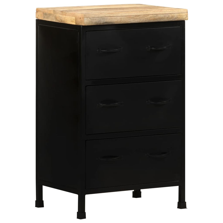 Dressoir 47x35x76 cm ruw mangohout